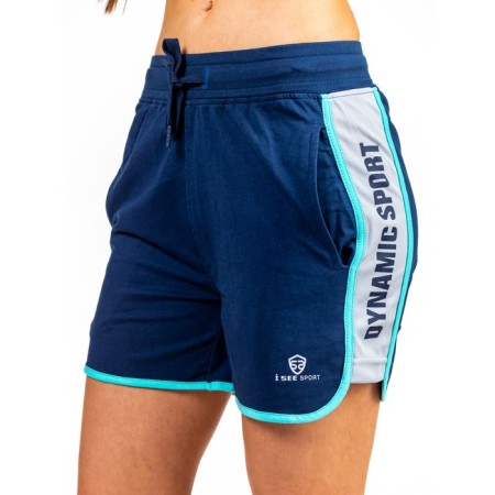Women's shorts ise, size 48 cm, dark blue color-1