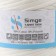 Knitted yarn secondary 90% cotton, 10% p/e, 100m/450 ± 50 g (milky white)