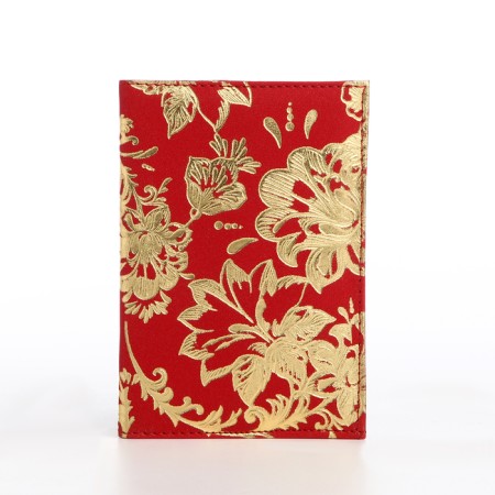Cover for passport, red color