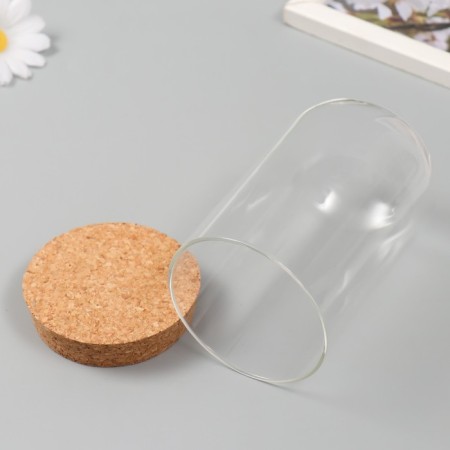 Decor for creativity Glass "Sales with a cork" 8x8x13 cm-1