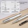 A set of tools for manual installation of S-shaped buttons, with obscenities, No. 655, D = 10 mm