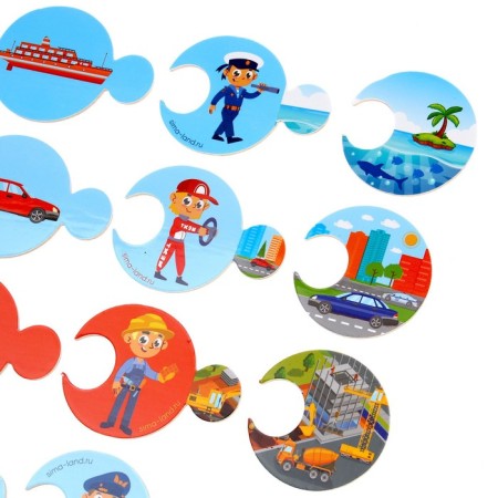 Puzzles "Transport and profession"-9