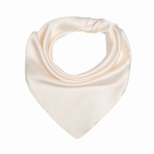 The scarf is plain, the color is milk, size 70x70
