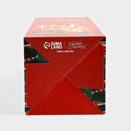 Folding box "Champagne", 9.5 x 32.5 x 9.5 cm, New Year-6