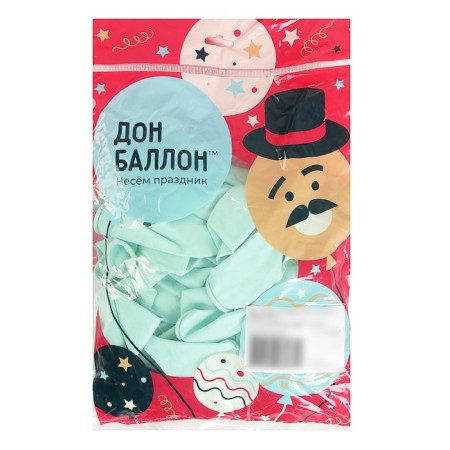 Shar Latex 18 ”, mint happiness, makaruns, set of 25 pcs.-1