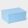 Stellid box for storage with lid LadoM "Francesca", 43 × 30.5 × 18.5 cm, blue color