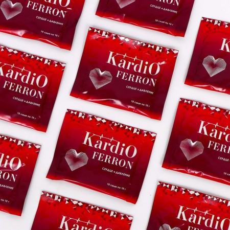 Complex heart+pressure Kardio Ferron, 10 packages of 10 g.-1
