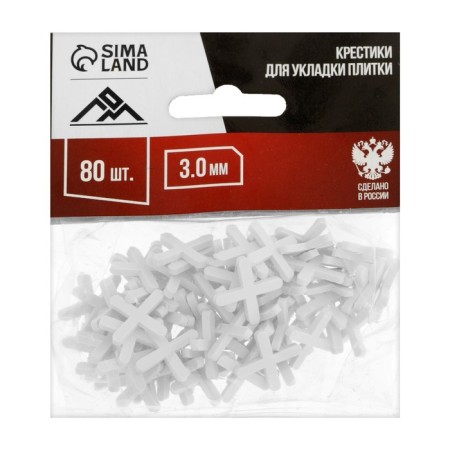 Crosses for laying tiles scrap, 3.0 mm, in packaging 80 pcs.-1