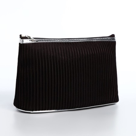 Lightning cosmetic bag, brown color