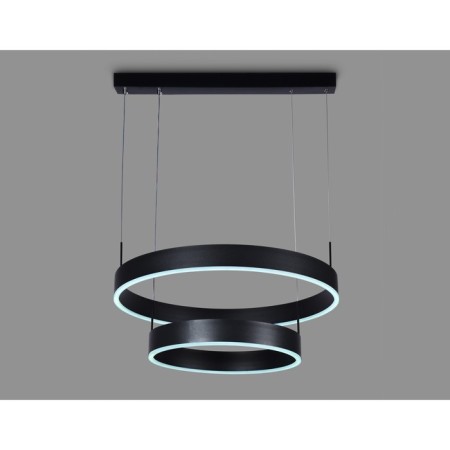 LED LED suspension with the control panel Ambrella Light, Original, Fa6612, LED, 85 W, 6375LUM, 3000-6400K, black color, white matte-2