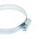 Chervyeric zein clamp, end-to-end carriage, diameter 46-70 mm, width 12.7 mm, galvanized