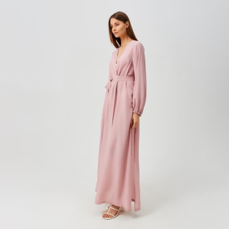 Pareo dress female minku: Summer Time Pink color, size 42-44-2