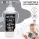 A bottle for feeding "Milk No. 1", a classic throat, with handles, 250 ml., 0 months., Black color