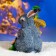 Garden figure "Bunny with a basket" 29x26x32cm