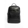 Male backpack, genuine leather, de-gosa black, 27x13x36 cm