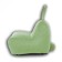 A chair "Bunny" with big ears, size 80x80x90 cm