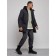 Extended male park, size 52, black color