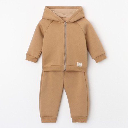 Costume: sweatshirt and pants crumb I Dino, height 80-86, brown