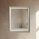 Highlight mirror, in the baguette, dark gold, wall, 60x70 cm