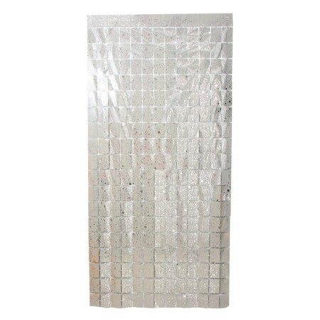 Festive curtain "Stars", p. 200 x 100 cm, white