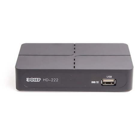 Digital TV prefix DVB-T2 signal Ether HD-222 Black-1