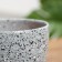 Flower pot "ripples" gray, 1.4 liters