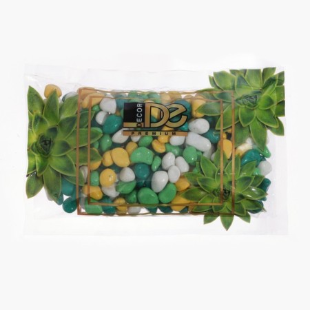 Soil for the aquarium (5-10 mm) lemon-saturate-white-inhamin, 350 g-1