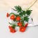 Artificial flowers "Devichy Tax" 6x65 cm, bright orange