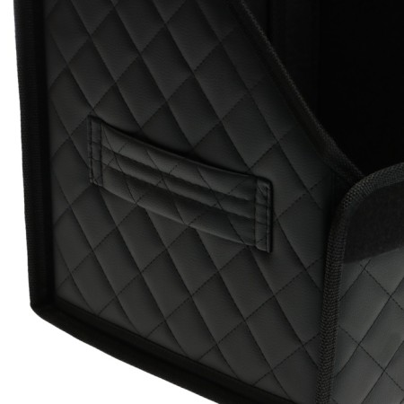 Organizer COFR in the car Cartage Sakvoyazh, eco -leather quenching, 50 cm, black-4