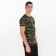 T -shirt male, green color/camouflage, size 48