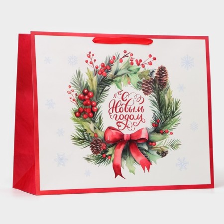 Laminated horizontal "Wreath", XL 49 × 40 × 19 cm-1