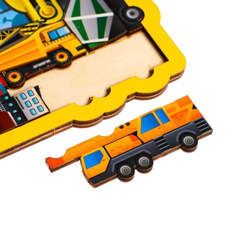 Головоломка «Строительная техника»-4