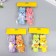 Decor Suspension "Puke -eyed bunnies - Sprinking, with a bow" set 2 pcs mix 12 cm