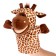 Soft toy on the hand "Giraffe", 26 cm