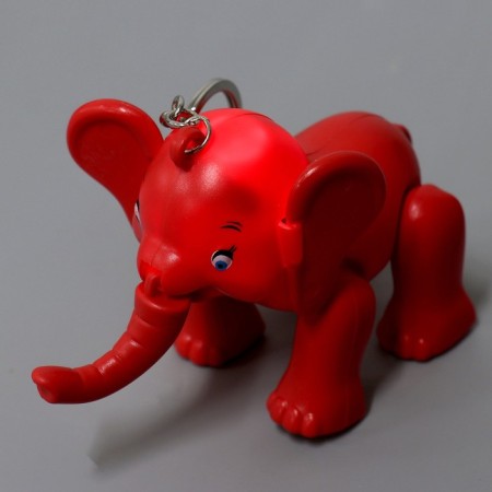 Developing toy "elephant" light on a keychain, color mix-2