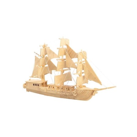 3D-model team wooden miracle-brown "sailboat"