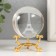 Souvenir glass "Eiffel Tower" d = 6 cm openwork stand 8.5x6x6 cm