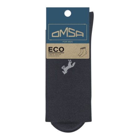 Male socks Omsa Eco, size 39-41, color Grigio Scuro