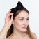 Binding on the head of Ethel, the color is black, 100% p/e