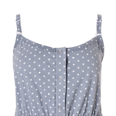 Night shirt female "Mom is coming soon, the color is gray, size 52-5
