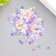Sequins "flat. Brill of gold. Tender rainbow" set of 10 g D-4 mm