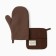 Kitchen kitchen kit, color. Brown, mittens of 18x29 cm, 19x19 cm
