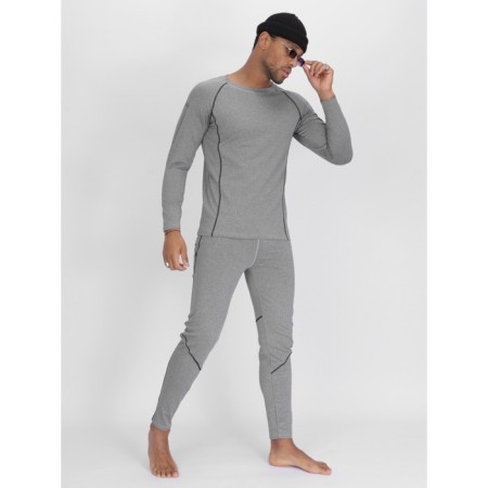 Thermal underwear is male, size 54-56, the color is light gray-9