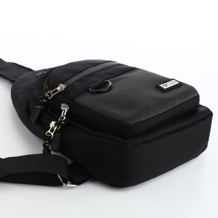 Backpack-sling, 17*8*30 cm, 2 lightning departure, 1 n/k, gray-4