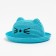 Hat for the girl Minaku "cat", col. Blue, river 50