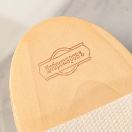 Massage brush for the body, smooth-7