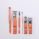 Manicure set, 12 items, in case, beige/pink gold color