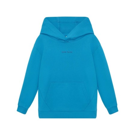 Hoody for the boy One Love Light, height 146 cm, color sea wave-1