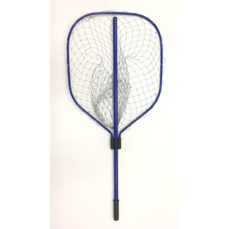 Square, tennis string, d = 55 cm, 195 cm, blue color, blue