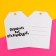 Floristic nameplate "with DR KRCH", set of 6 pcs., 7 x 5 cm